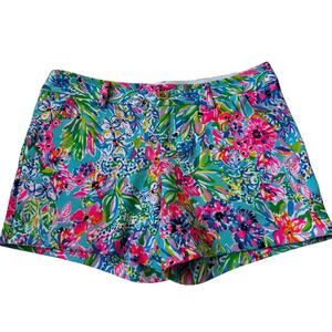 Lilly Pulitzer Multicolor Printed Colorful Mini Shorts Women's Size 4 | 19-24